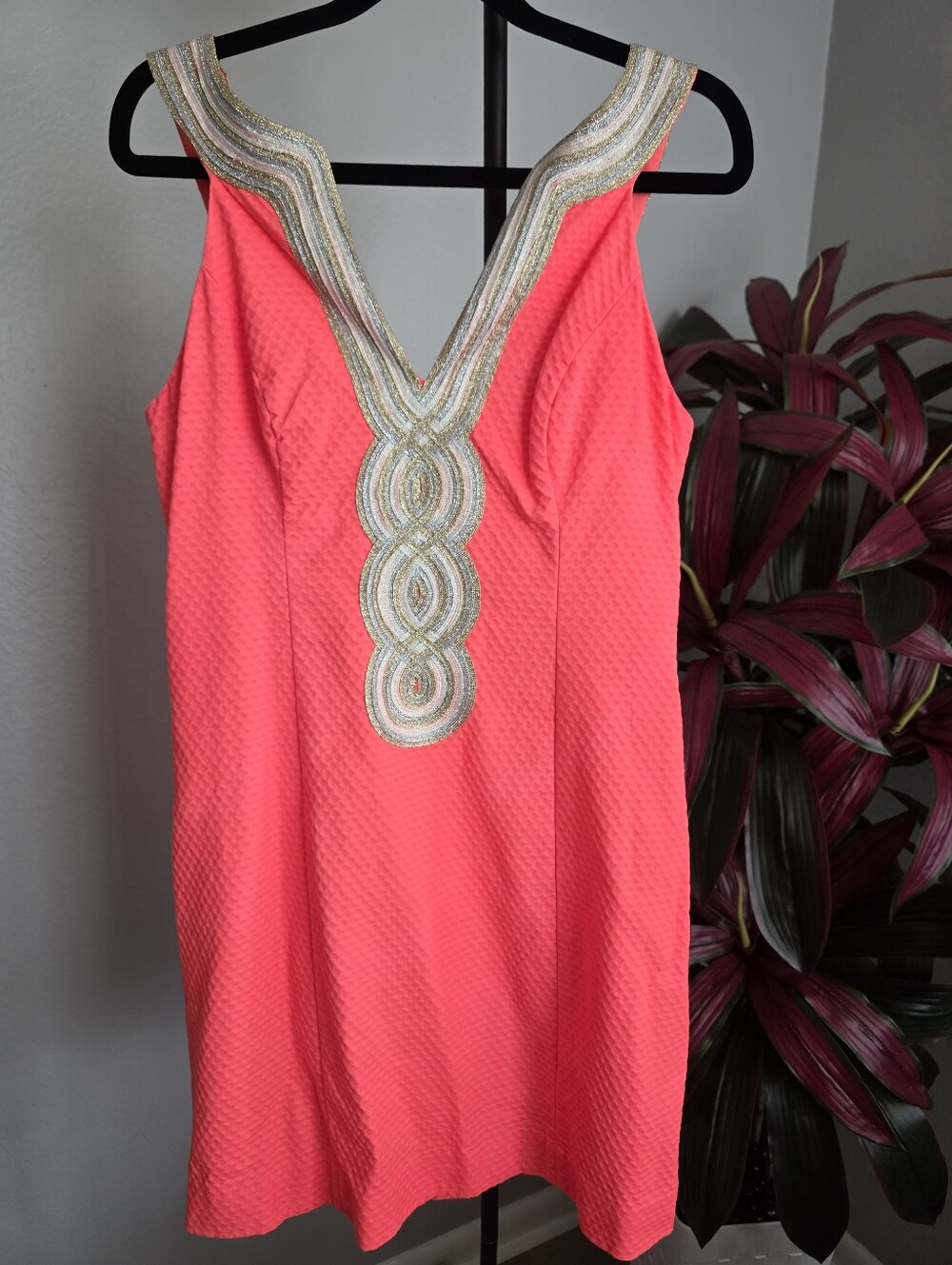 Lilly Pulitzer Junie Metallic Soutache Dress Size 4 - Picture 3 of 13